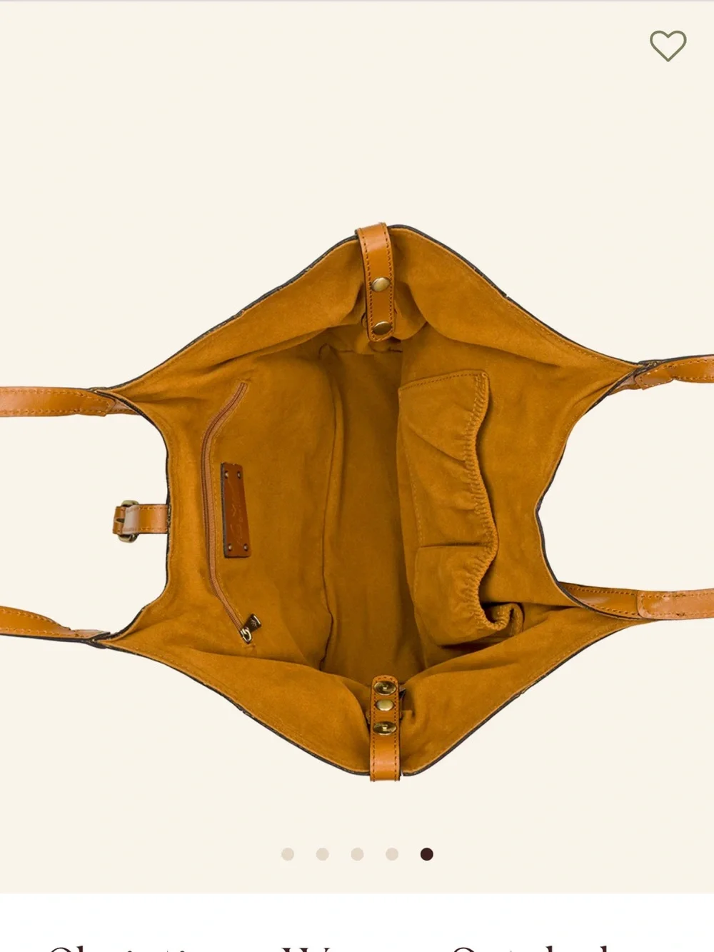 Patricia Nash Christiana Woven Satchel Tan with Leather Trim with dust bag. - Picture 11 of 15